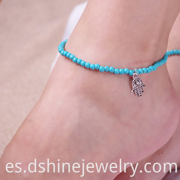 Ladies Beads Anklet Foot Bracelet